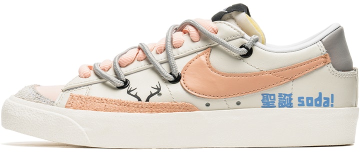 custom-shoes-women-nike-blazer-low-reindeer-christmas