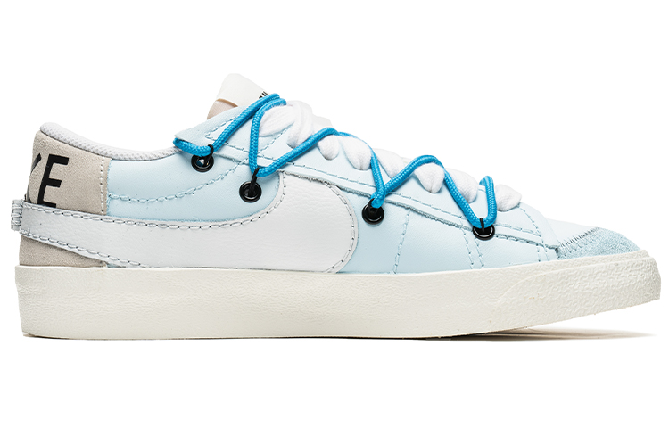 Order (W) Zapatillas Nike Blazer Low 'UNC Vintage Deconstructed' Custom DQ1470-101(TeamB-女款解构北卡蓝F-BOX)