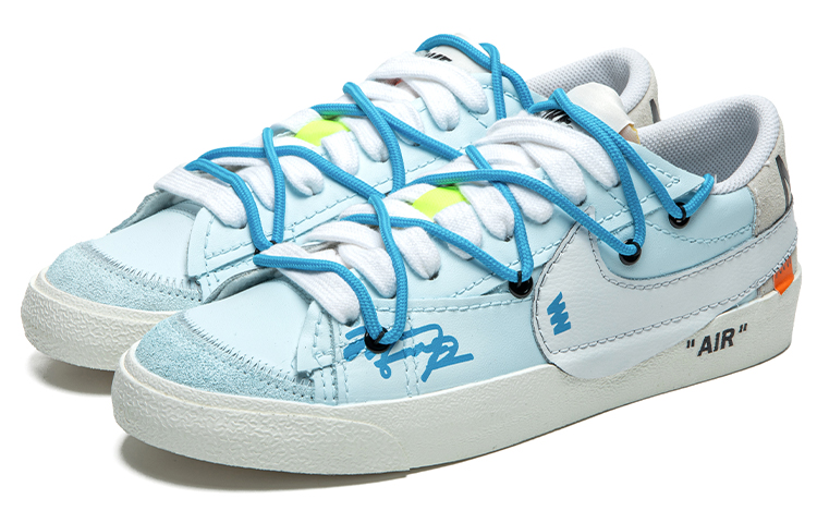 Lookbook (W) Zapatillas Nike Blazer Low 'UNC Vintage Deconstructed' Custom DQ1470-101(TeamB-女款解构北卡蓝F-BOX)