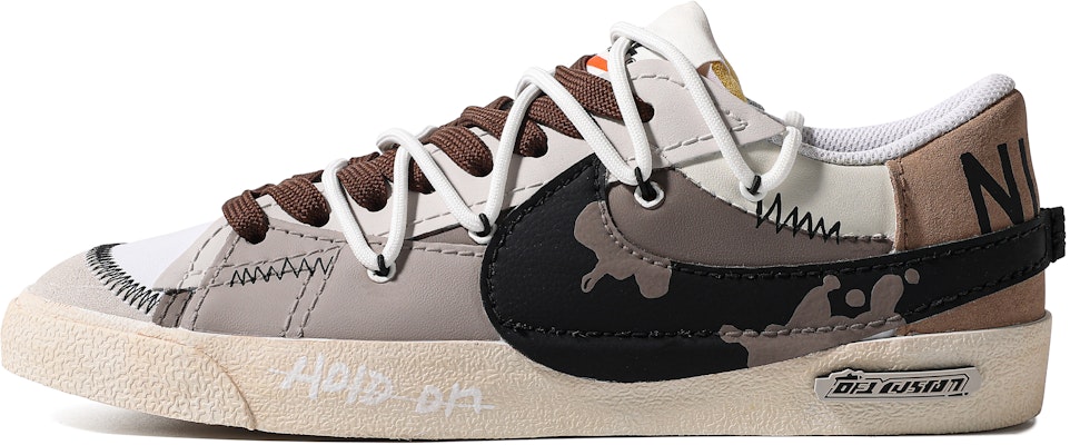 【訂製球鞋】 Nike Blazer Low 特殊鞋盒 都市碎石 墨點 塗鴉 簡約 低筒 板鞋 女款 米棕黑 Buy 【訂製球鞋】 Nike Blazer Low 特殊鞋盒 都市碎石 墨點 塗鴉 簡約 低筒 板鞋 女款 米棕黑