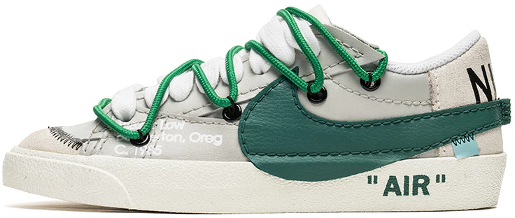 custom-shoes-women-nike-blazer-low-white-green-deconstructed