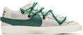 (W) 나이키 블레이저 로우 '화이트 그린 디컨'(커스텀) DQ1470-101(TeamB-女款解构白绿F-BOX)
