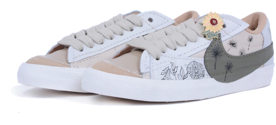 (W) ナイキ ブレーザー Low 黄緑白 (カスタム) DQ1470-105(Team42-蒲公英女款白绿黑) Lookbook (W) ナイキ ブレーザー Low 黄緑白 (カスタム) DQ1470-105(Team42-蒲公英女款白绿黑)