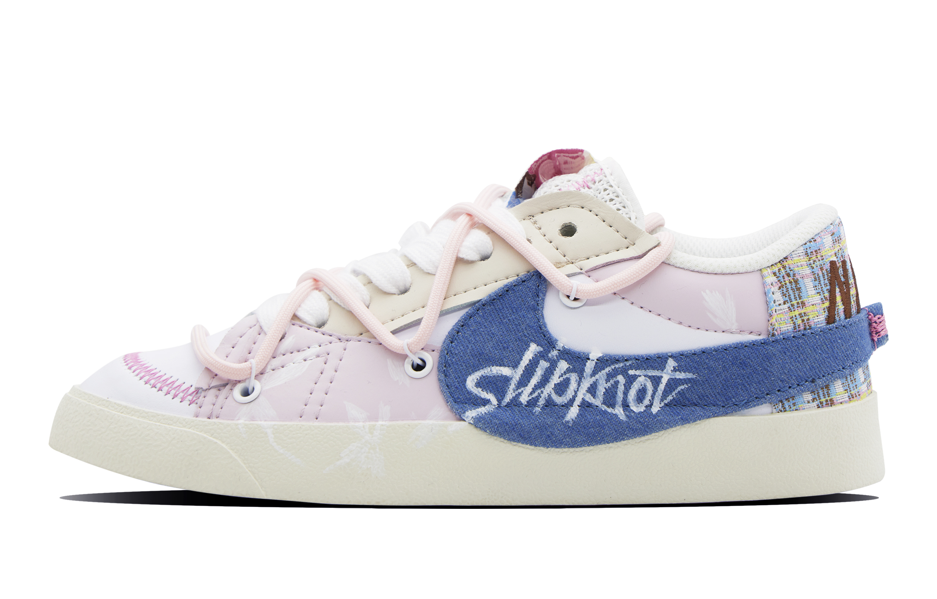 [Custom Shoes] (Women) Nike Blazer Low Jumbo 'Mysterious Tranquility - Fluttering Elegance' FJ7741-141-486686