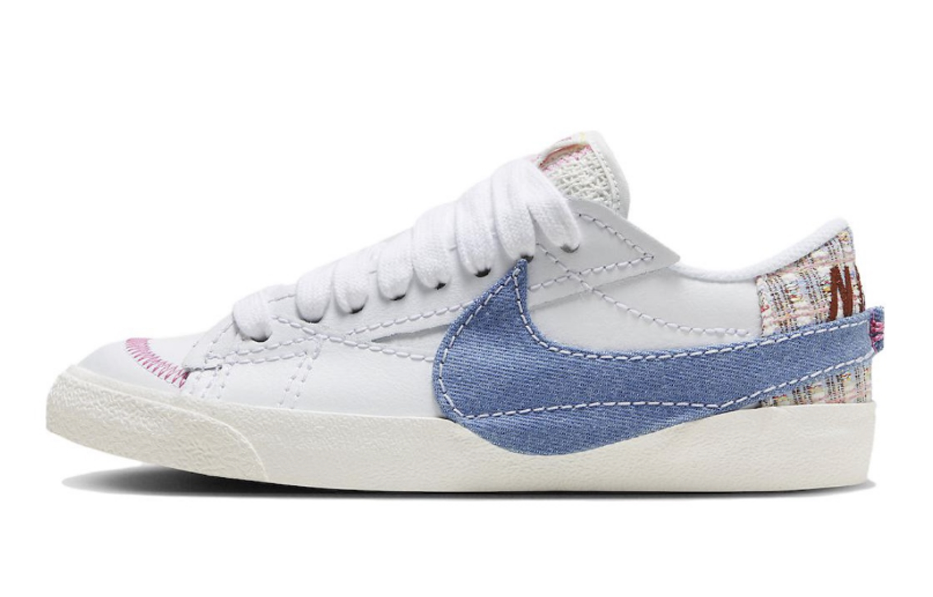 Purchase 【訂製球鞋】Nike Blazer Low Jumbo 東裳蝶 神秘寧靜 優雅 美麗飛舞 低筒 板鞋 女款 白藍粉