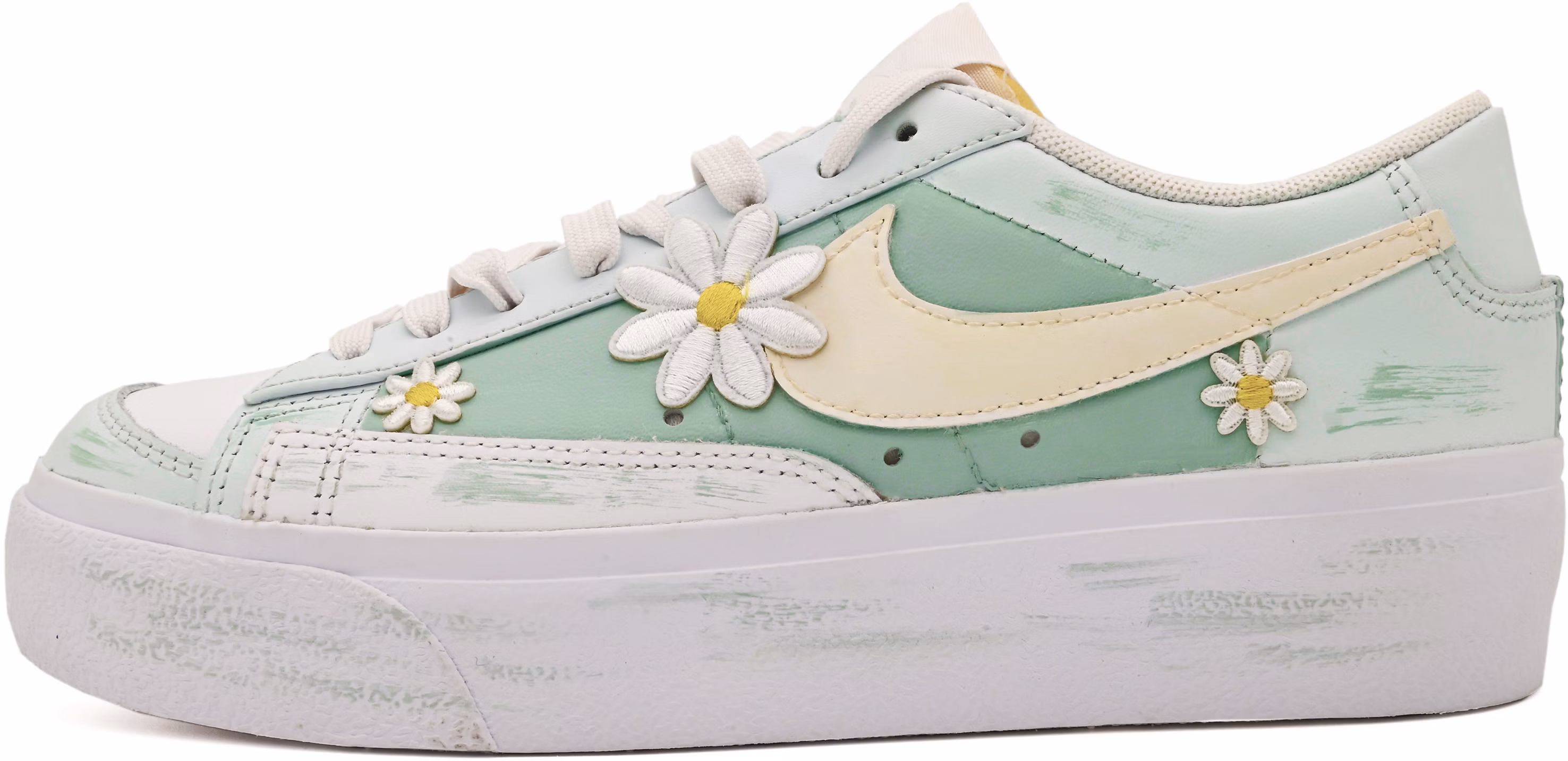 custom-shoes-women-nike-blazer-low-platform-mint-daisy