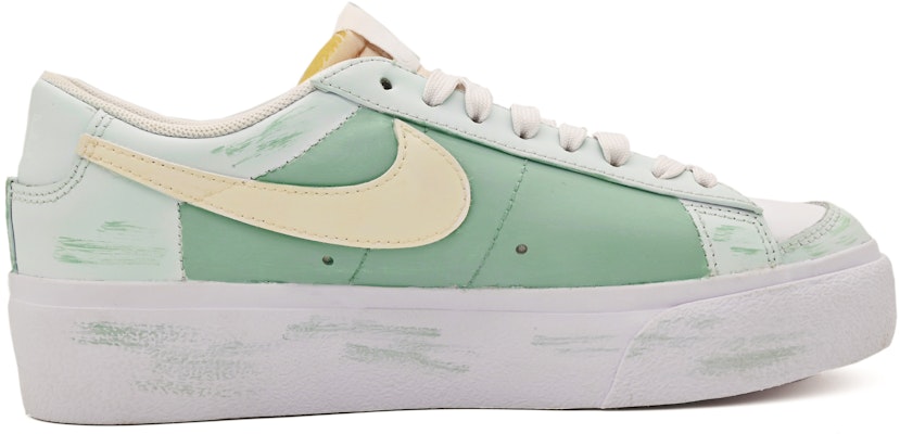 (W) 나이키 블레이저 로우 플랫폼 '민트 데이지' (커스텀) DJ0292-1009(Team77-(薄荷绿小雏菊) Order (W) 나이키 블레이저 로우 플랫폼 '민트 데이지' (커스텀) DJ0292-1009(Team77-(薄荷绿小雏菊)