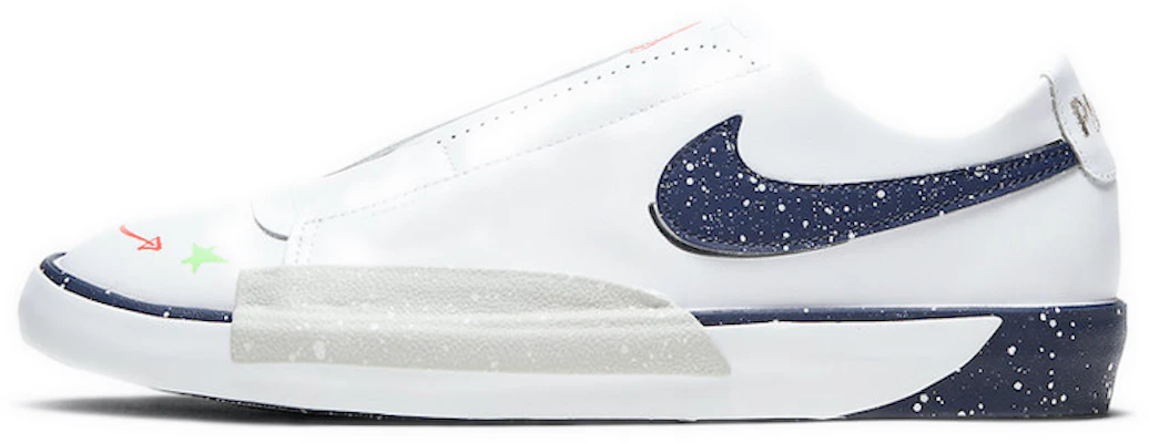 【定制球鞋】 Nike Blazer Low Slip Blue Void 泼墨藝術家 刮刮樂 低幫 板鞋 女款 黑白灰 Details for 【定制球鞋】 Nike Blazer Low Slip Blue Void 泼墨藝術家 刮刮樂 低幫 板鞋 女款 黑白灰