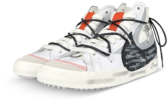 (W) Zapatillas Nike Blazer Mid '77 Blancas/Negras Grafiti DQ1471-100(Team47-女恶魔之眼BOX) Lookbook (W) Zapatillas Nike Blazer Mid '77 Blancas/Negras Grafiti DQ1471-100(Team47-女恶魔之眼BOX)