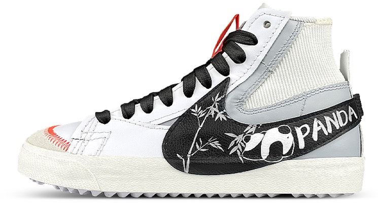 (W) 나이키 블레이저 미드 '77 줌보 "판다 뱀부 그래피티" DQ1471-100(Team47-女NB熊猫) Buy (W) 나이키 블레이저 미드 '77 줌보 "판다 뱀부 그래피티" DQ1471-100(Team47-女NB熊猫)