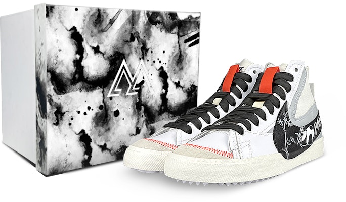 (W) 나이키 블레이저 미드 '77 점보 '판다 뱀부 그라피티' DQ1471-100(Team47-女NB熊猫SBOX) Buy (W) 나이키 블레이저 미드 '77 점보 '판다 뱀부 그라피티' DQ1471-100(Team47-女NB熊猫SBOX)