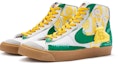 Lookbook (W) 나이키 블레이저 미드 '77 LX "옐로우그린 화이트 패치워크" DR0977-119(TeamR-女款趣味贴纸S-BOX)