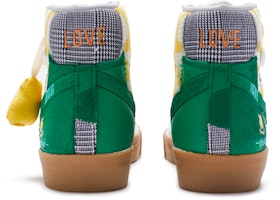 【定制球鞋】 Nike Blazer Mid '77 LX 趣味貼紙 手繪噴繪 低幫 板鞋 女款 黃綠白 Purchase 【定制球鞋】 Nike Blazer Mid '77 LX 趣味貼紙 手繪噴繪 低幫 板鞋 女款 黃綠白