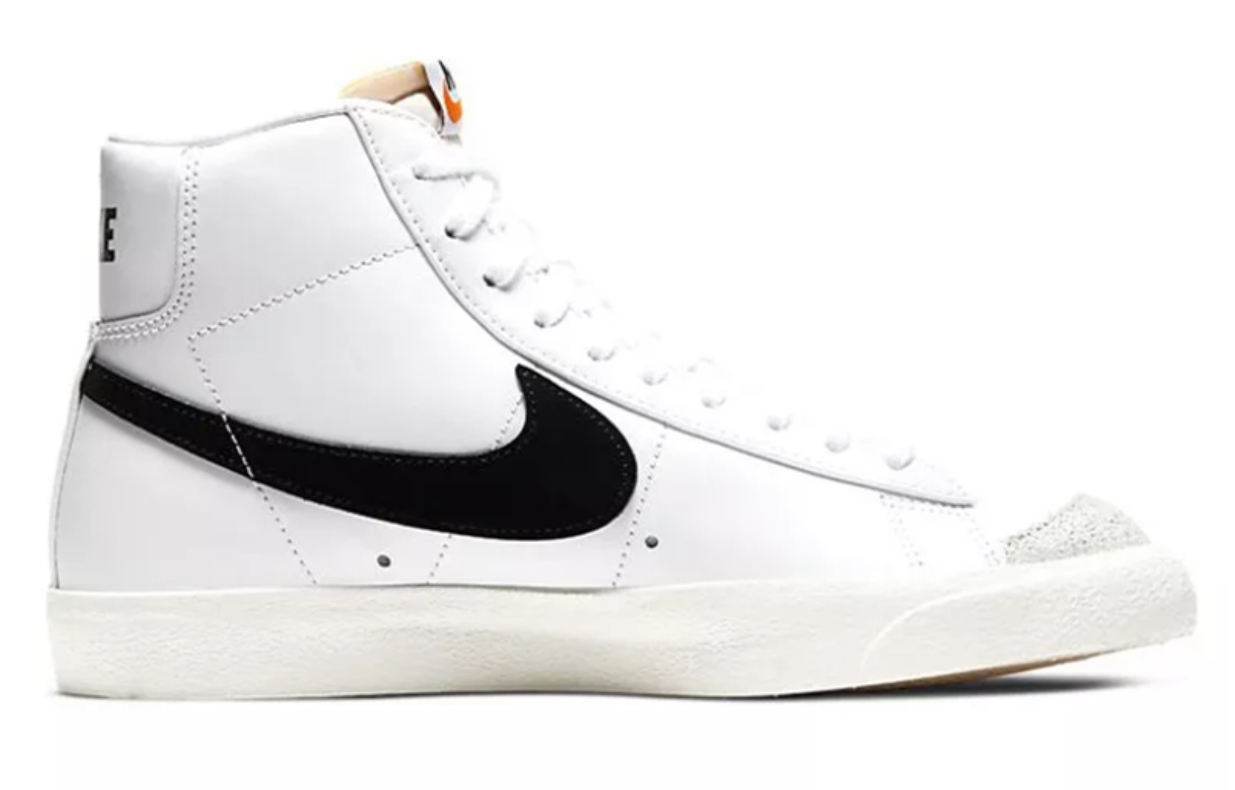 Order (W) [Zapatos Personalizados] Nike Blazer Mid 'Negro Blanco' CZ1055-100(Team39-AMY61依恋)