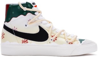 (W) Zapatillas Nike Blazer Mid "Navidad" Pintadas a Mano CZ1055-100(TeamR-圣诞雪松女款复古红绿) Order (W) Zapatillas Nike Blazer Mid "Navidad" Pintadas a Mano CZ1055-100(TeamR-圣诞雪松女款复古红绿)