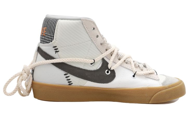 Order (W) Zapatillas Nike Blazer Mid 'Pluma Demonio Negro Blanco Gris' DR0977-119(Team拾玖-恶魔之羽S-BOX）