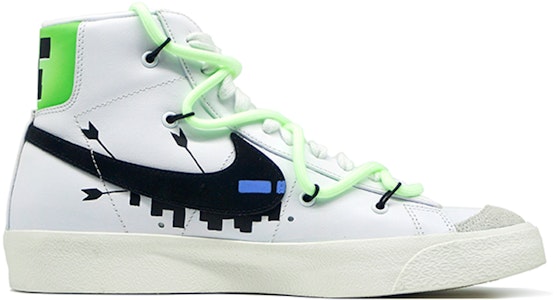 (W) Zapatillas Nike Blazer Mid 'Minecraft Personalizadas' CZ1055-100(Team-R-女款喷涂解构鞋带) Order (W) Zapatillas Nike Blazer Mid 'Minecraft Personalizadas' CZ1055-100(Team-R-女款喷涂解构鞋带)