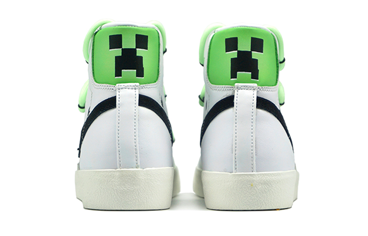 Shop (W) [定制鞋] 耐克Blazer Mid ‘Minecraft定制’ CZ1055-100(Team-R-女款喷涂解构鞋带)