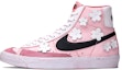 Buy (W) 나이키 블레이저 미드 '러브 크레인' (사랑의 학, 벚꽃) DA4086-100(TeamB-情人节光变喷绘樱花)