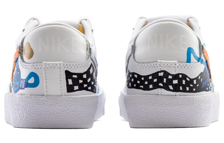 Shop (W) Zapatillas Nike x cicidoge Blazer Low '77 (Multicolor) DC4769-101(Team29-女款涂鸦插画)