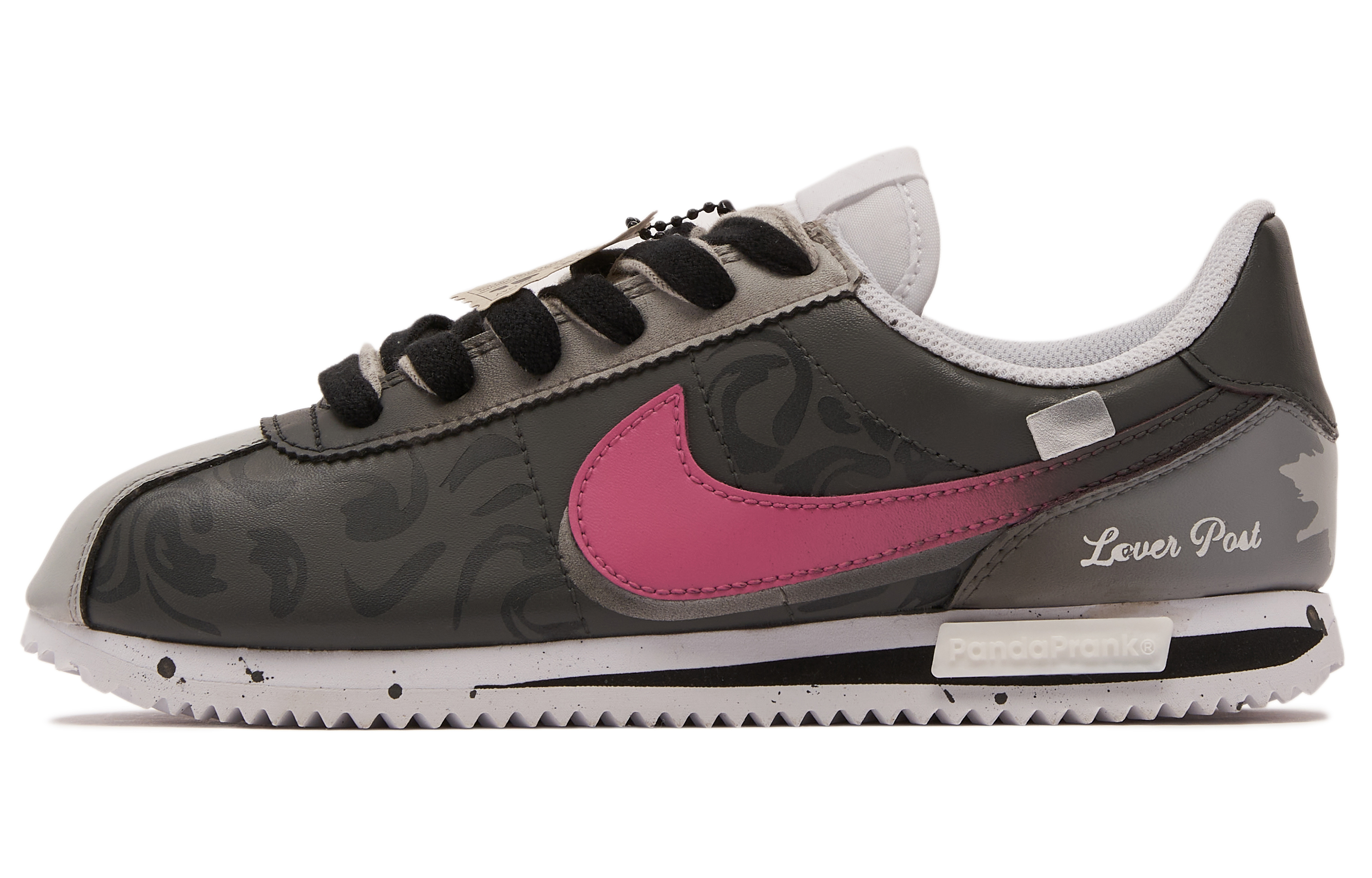 Order (W) [定制鞋] 耐克 Cortez '熊猫恶作剧 520 灰-黑-紫' 904764-102(TeamH-女款信恋S-BOX)