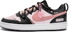 Buy 【訂製球鞋】 Nike Court Borough 2 OKHR 霉霉粉心 粉墨 粉勾 懷舊解構風 LOVE 愛心掛飾 甜酷 低筒 板鞋 女款 黑粉