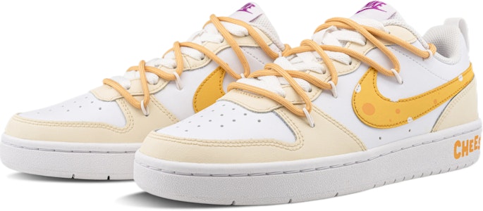 (W) 나이키 코트 버로우 2 '치즈 트랩' 커스텀 DQ5979-100(Team拾陆-奶酪陷阱女款) Shop (W) 나이키 코트 버로우 2 '치즈 트랩' 커스텀 DQ5979-100(Team拾陆-奶酪陷阱女款)