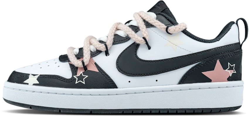 (W) ナイキ コートバーロウ2 "ピーカブー 黒ピンク" (カスタム) BQ5448-115(Team拾陆-暗粉星芒女款特殊礼盒) Shop (W) ナイキ コートバーロウ2 "ピーカブー 黒ピンク" (カスタム) BQ5448-115(Team拾陆-暗粉星芒女款特殊礼盒)