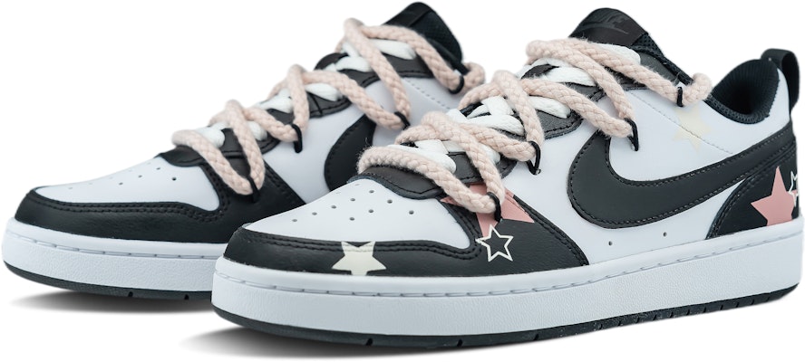 (W) ナイキ コートバーロウ2 "ピーカブー 黒ピンク" (カスタム) BQ5448-115(Team拾陆-暗粉星芒女款特殊礼盒) Purchase (W) ナイキ コートバーロウ2 "ピーカブー 黒ピンク" (カスタム) BQ5448-115(Team拾陆-暗粉星芒女款特殊礼盒)