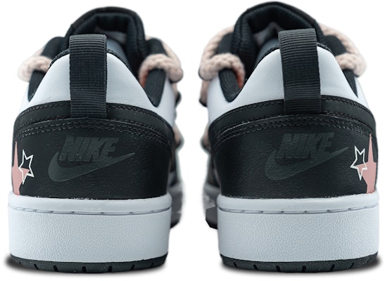 (W) ナイキ コートバーロウ2 "ピーカブー 黒ピンク" (カスタム) BQ5448-115(Team拾陆-暗粉星芒女款特殊礼盒) Details for (W) ナイキ コートバーロウ2 "ピーカブー 黒ピンク" (カスタム) BQ5448-115(Team拾陆-暗粉星芒女款特殊礼盒)