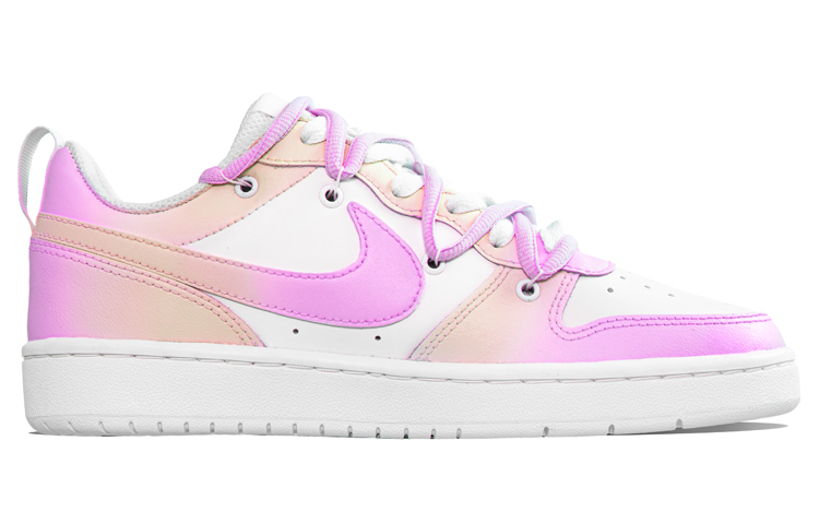 Lookbook 【訂製球鞋】Nike Court Borough 2 漸變 星星 簡約 防滑耐磨 低筒 板鞋 女款 粉色