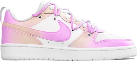 【訂製球鞋】Nike Court Borough 2 漸變 星星 簡約 防滑耐磨 低筒 板鞋 女款 粉色 Lookbook 【訂製球鞋】Nike Court Borough 2 漸變 星星 簡約 防滑耐磨 低筒 板鞋 女款 粉色