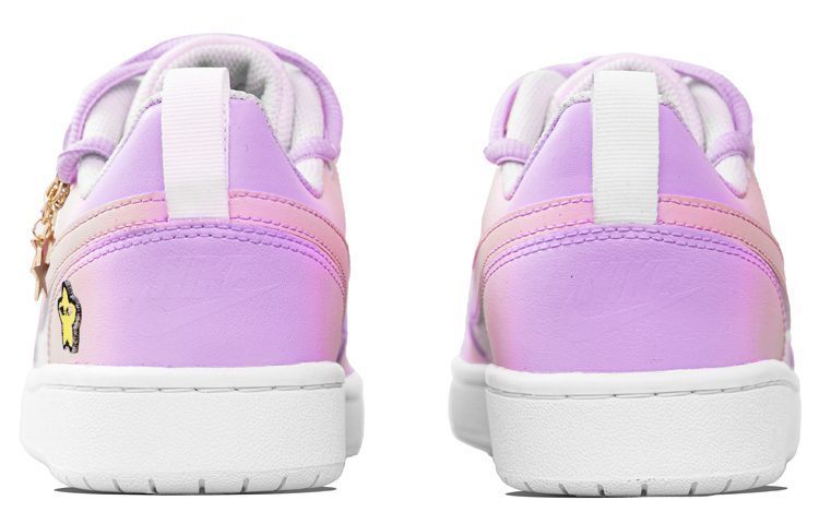 Purchase 【訂製球鞋】Nike Court Borough 2 漸變 星星 簡約 防滑耐磨 低筒 板鞋 女款 粉色