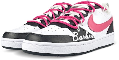 【定製球鞋】Nike Court Borough 2 解構 甜酷 撞色 舒適 減震防滑 低筒 板鞋 女款 黑粉 Lookbook 【定製球鞋】Nike Court Borough 2 解構 甜酷 撞色 舒適 減震防滑 低筒 板鞋 女款 黑粉