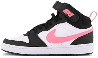 【定制球鞋】 Nike Court Borough 2 潑墨 解構 機能 復古潮流 時尚 耐磨 中幫 板鞋 女款 黑粉白 Sizing 【定制球鞋】 Nike Court Borough 2 潑墨 解構 機能 復古潮流 時尚 耐磨 中幫 板鞋 女款 黑粉白