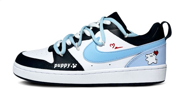 (W) Zapatillas Nike Court Borough 'Perro Corazón Negro-Azul' BQ5448-115(Team288-爱心小狗女款黑蓝) Buy (W) Zapatillas Nike Court Borough 'Perro Corazón Negro-Azul' BQ5448-115(Team288-爱心小狗女款黑蓝)