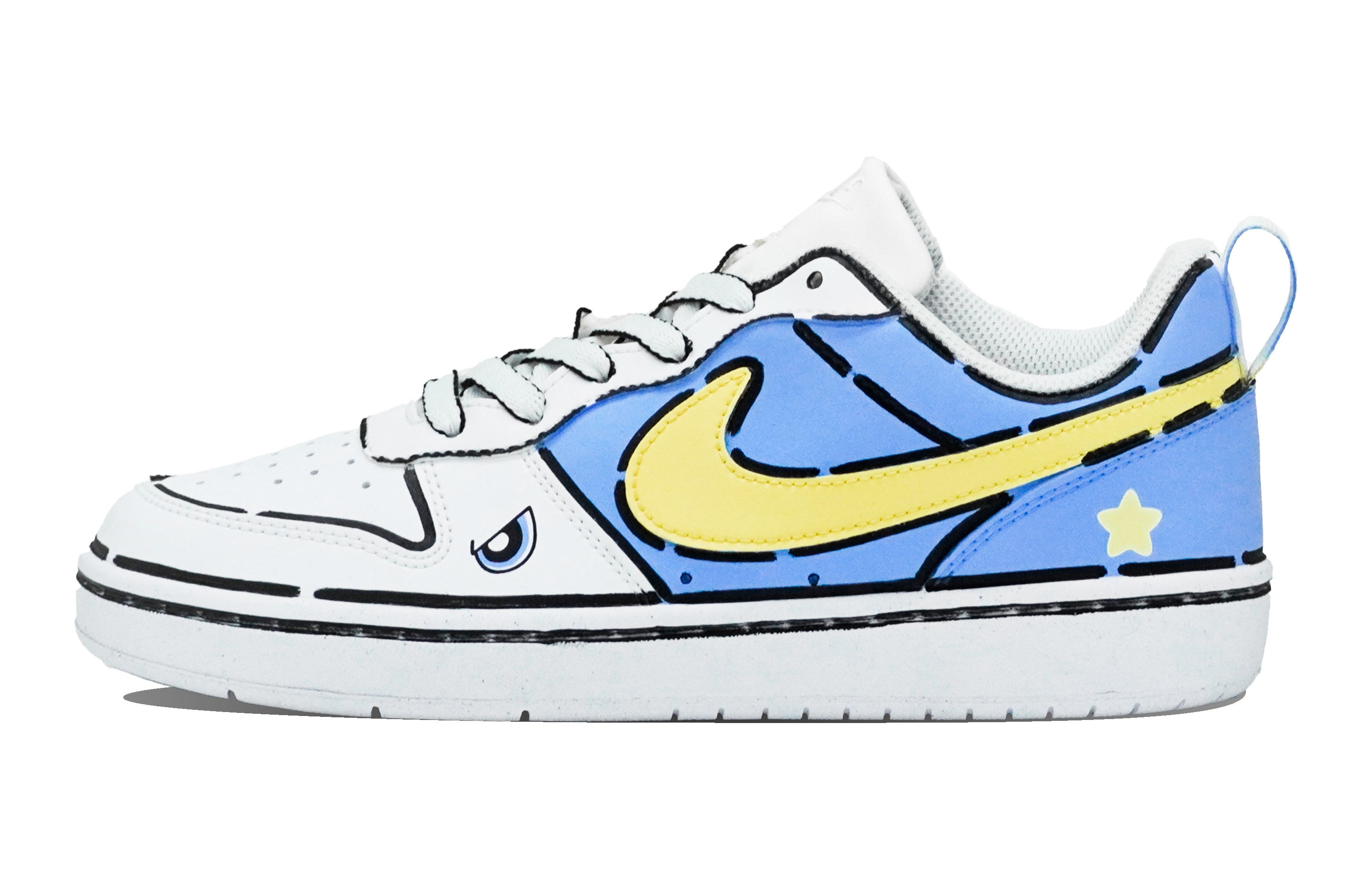 Lookbook (W) 나이키 코트 보로 '카툰 블루' (커스텀) BQ5448-100(Team14-飞天泡泡蓝S-Box)