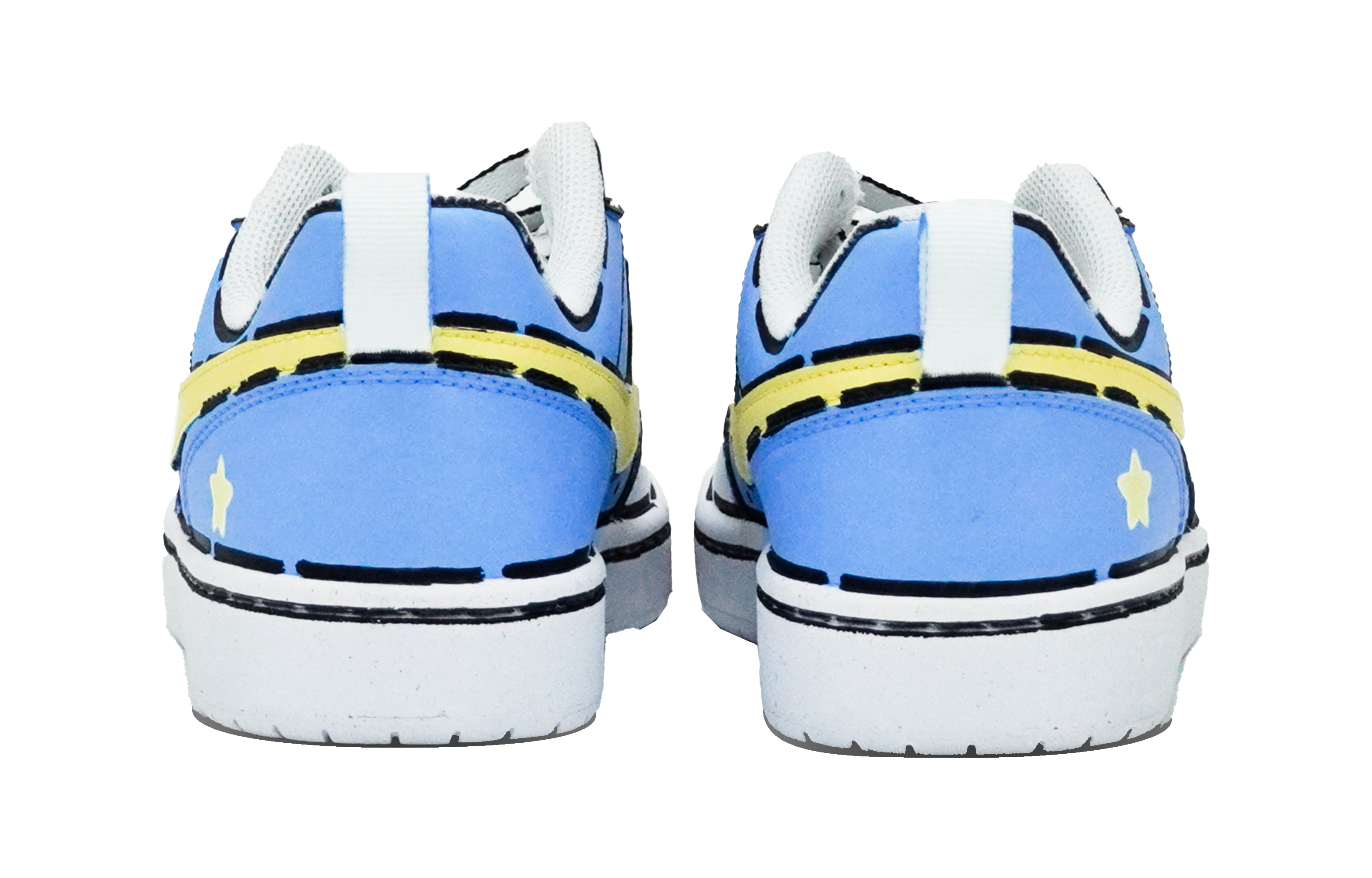 Details for (W) 나이키 코트 보로 '카툰 블루' (커스텀) BQ5448-100(Team14-飞天泡泡蓝S-Box)