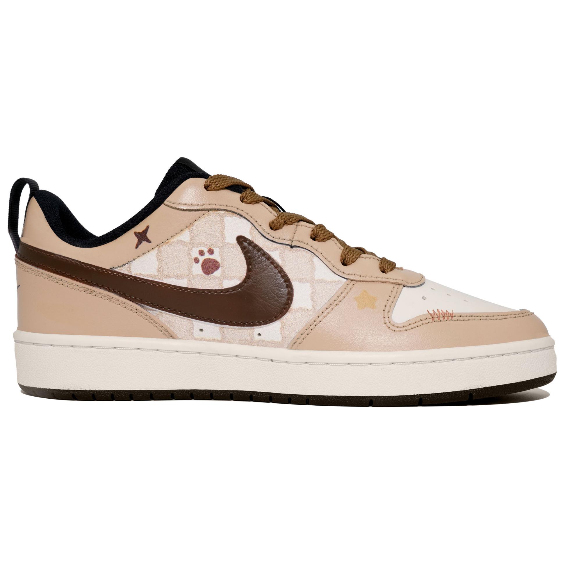 Lookbook (W) 나이키 코트 버로우 '커피 곰' (맞춤 제작) BQ5448-115(Team113-咖啡小熊S-BOX)