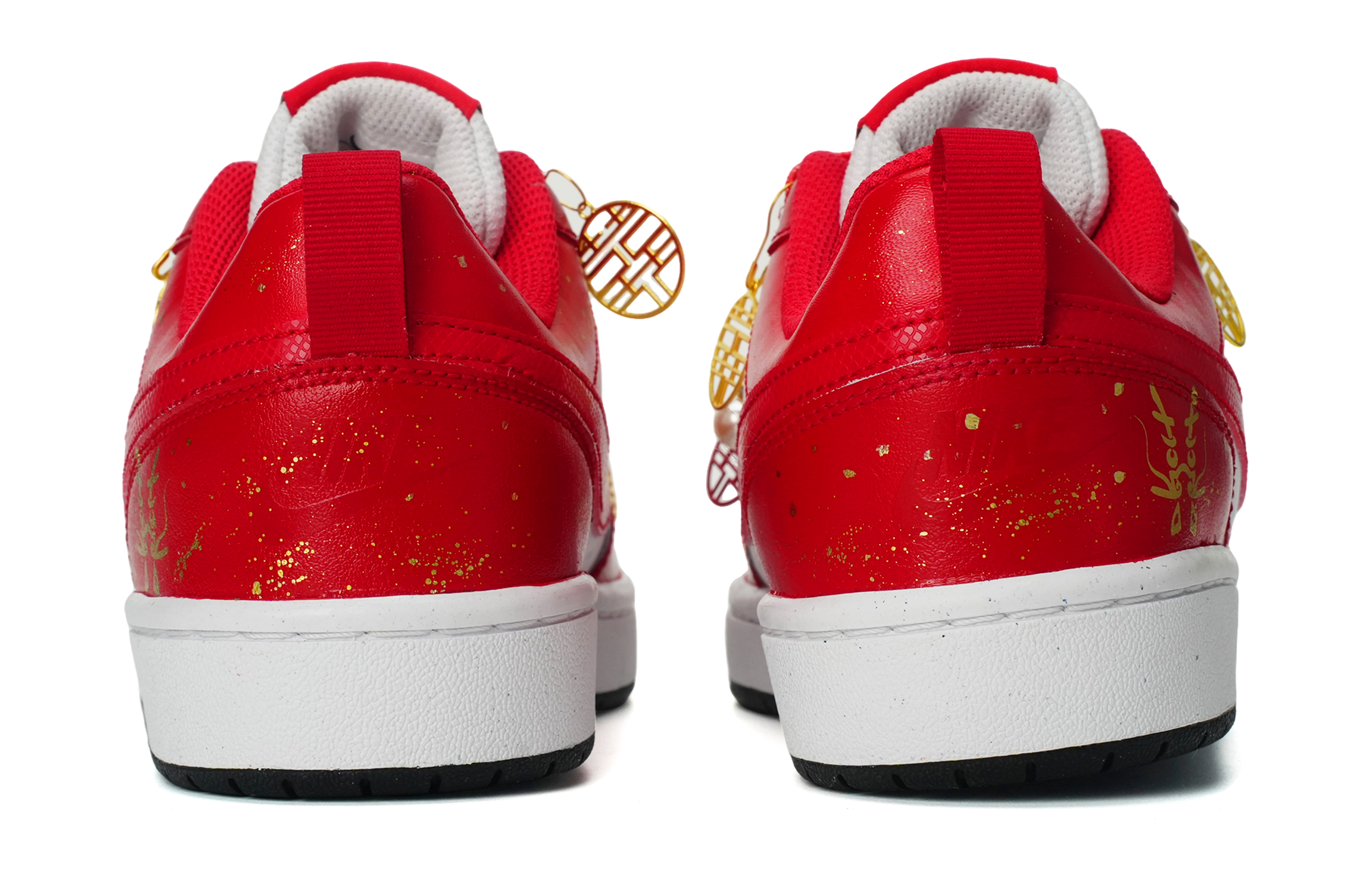 [Custom Shoes] (W) Nike Court Borough 'Festive Red' 圖 5