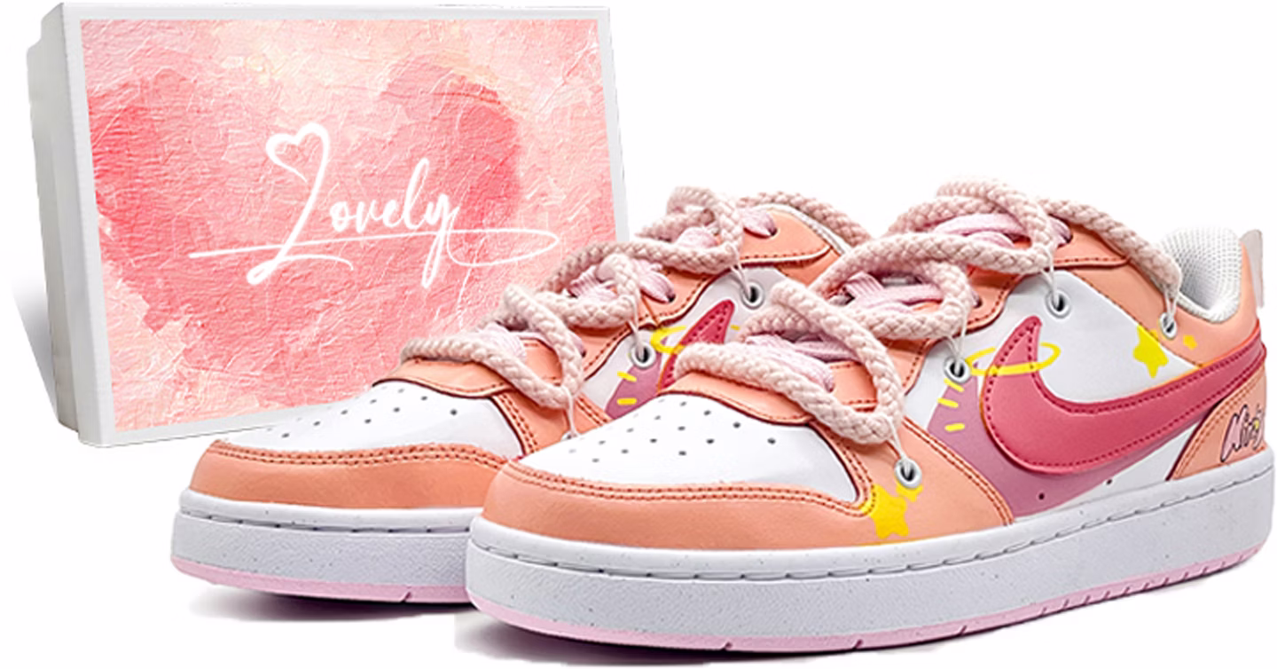 custom-shoes-women-nike-court-borough-kirby-pink-white-dv-5456-105-team131-wink2-s