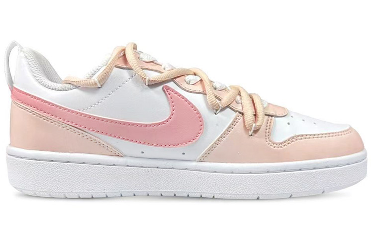 Shop (W) Zapatillas Nike Court Borough "Rosa Melocotón" BQ5448-100（Team187-粉色简约小龙龙）