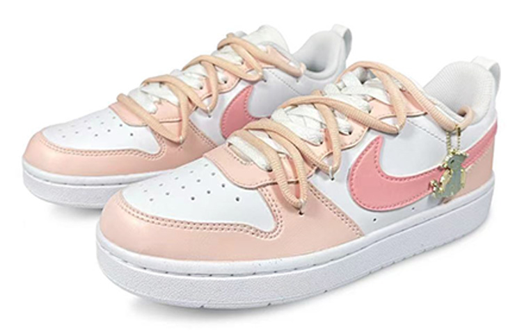 Purchase (W) Zapatillas Nike Court Borough "Rosa Melocotón" BQ5448-100（Team187-粉色简约小龙龙）