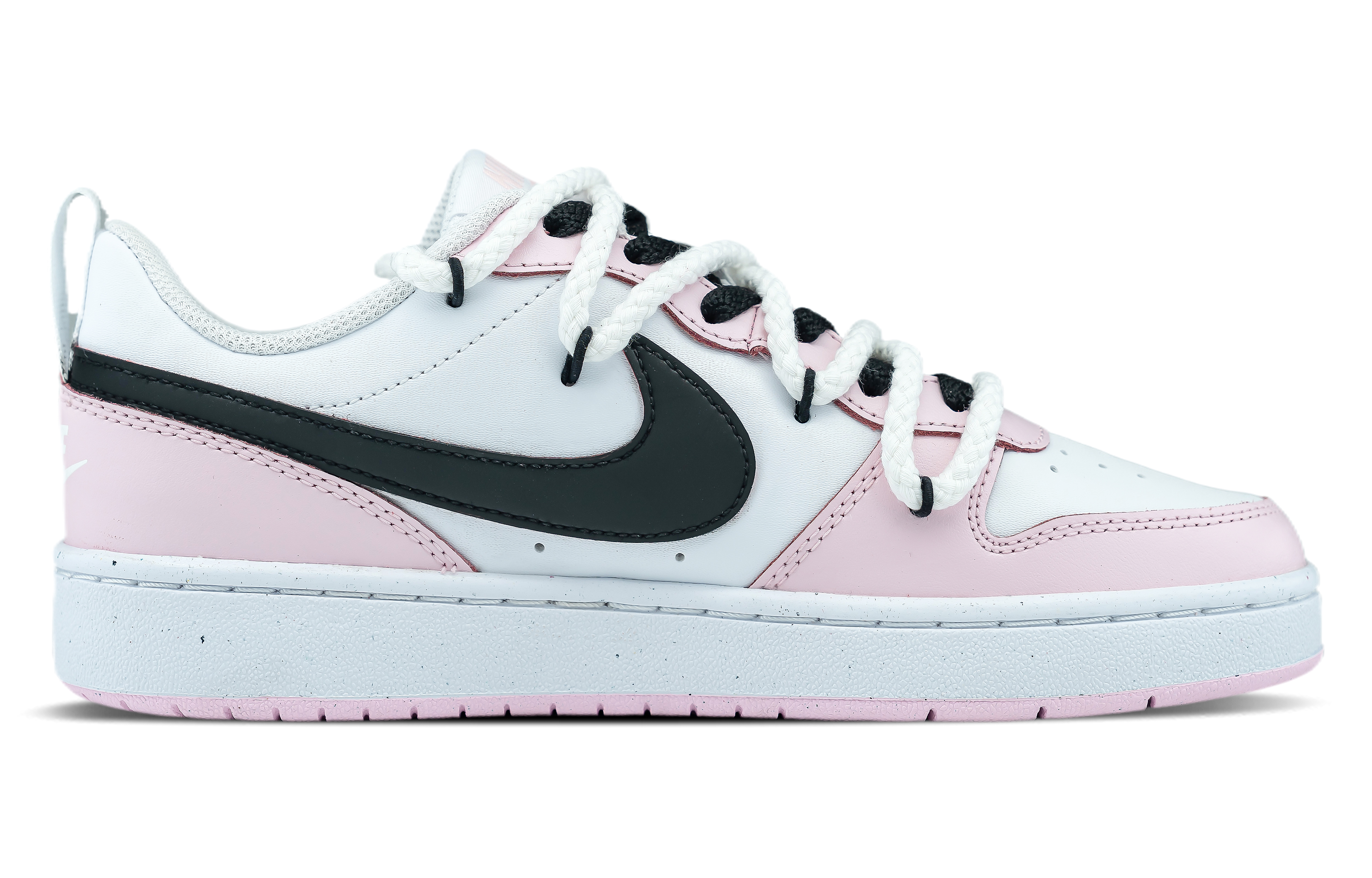Shop (W) Zapatillas Nike Court Borough 'Peekaboo Rosa Dulce Estrella' DQ0492-100（Team拾陆-甜粉星梦女款特殊礼盒）
