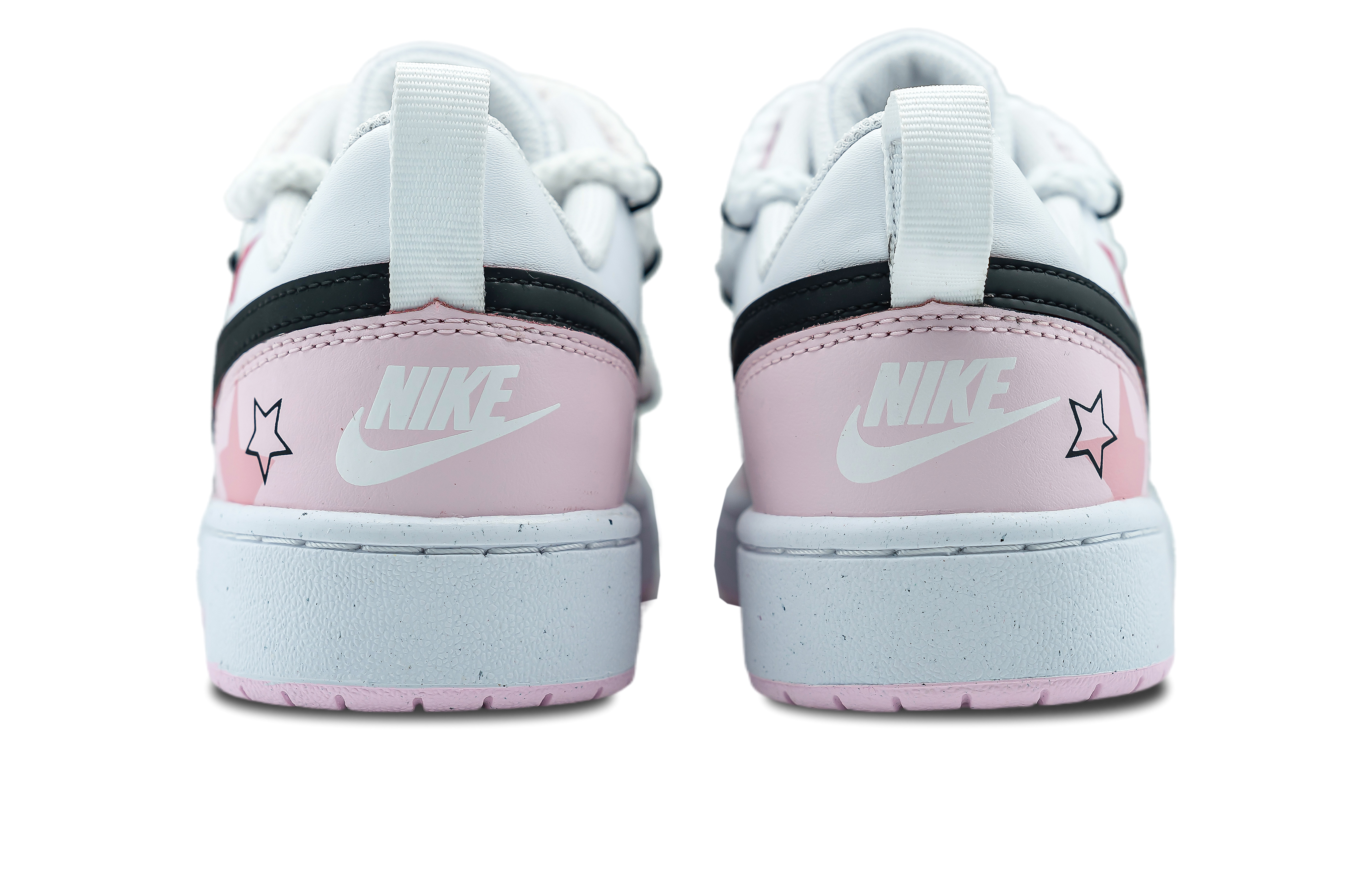 Details for (W) Zapatillas Nike Court Borough 'Peekaboo Rosa Dulce Estrella' DQ0492-100（Team拾陆-甜粉星梦女款特殊礼盒）