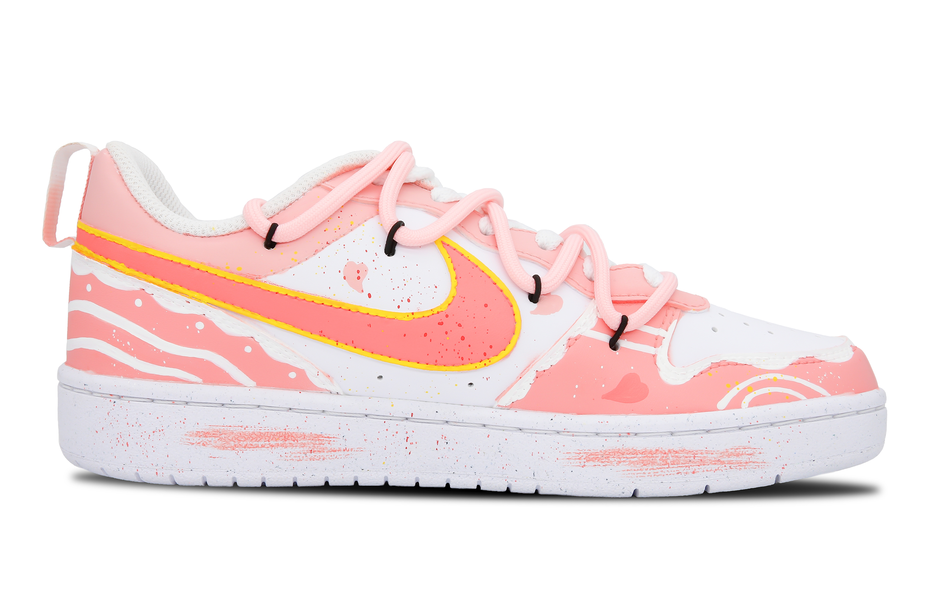 [Custom Shoes] (W) Nike Court Borough 'Pink Blessings' 圖 3