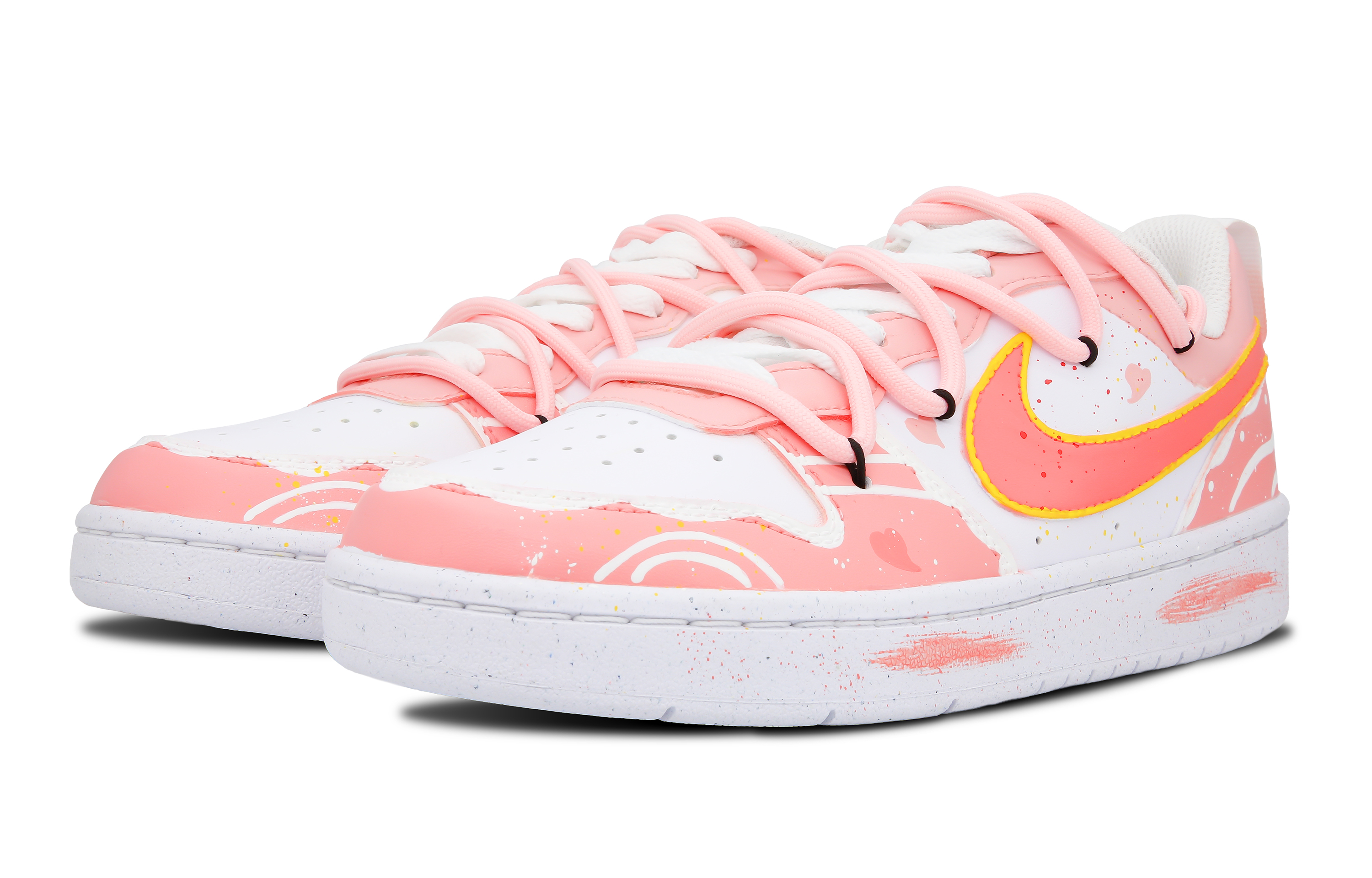 [Custom Shoes] (W) Nike Court Borough 'Pink Blessings' 圖 4