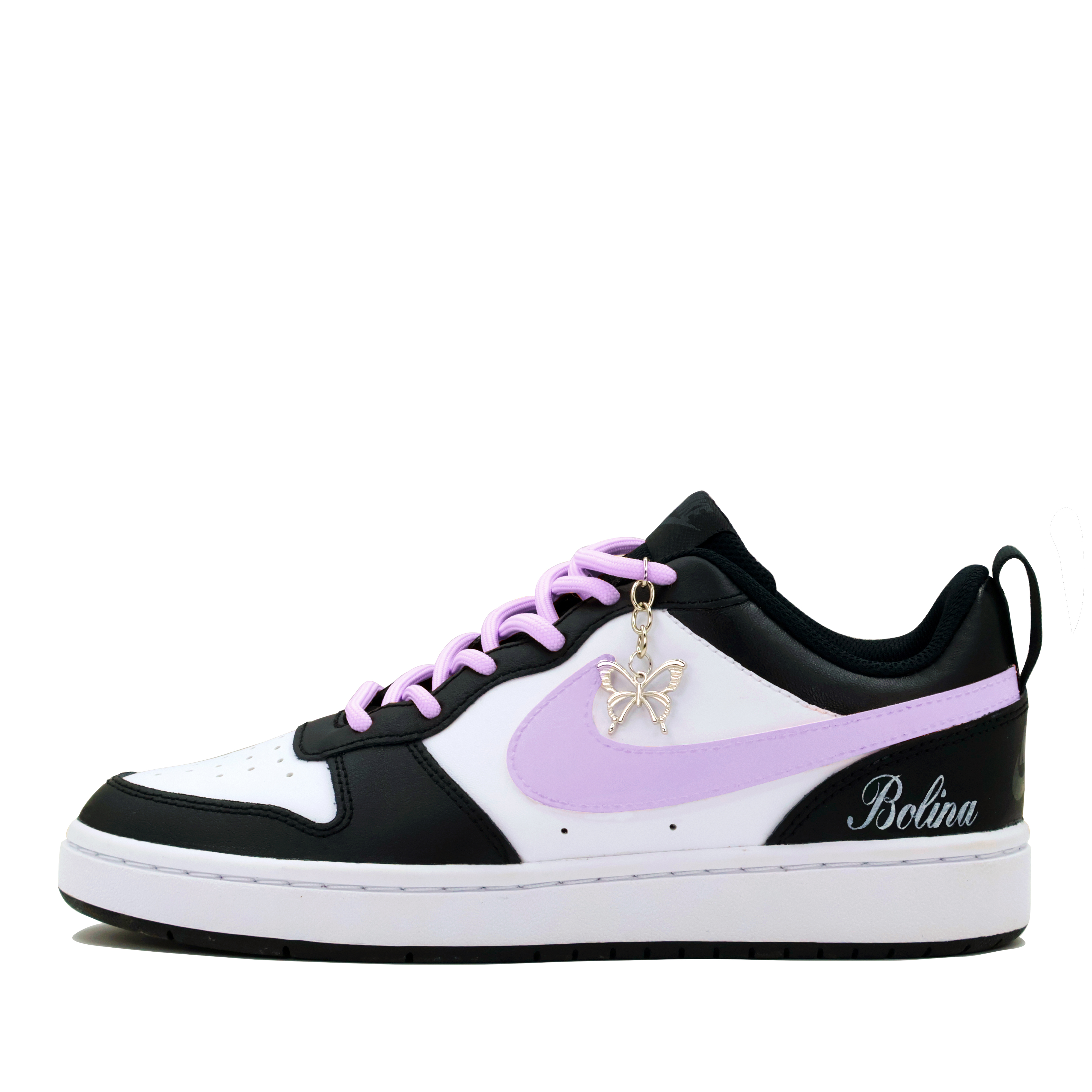 Lookbook (W) [Zapatos Personalizados] Nike Court Borough 'Tinta Púrpura' bq5448-115（Team271-紫墨星颉520礼盒）
