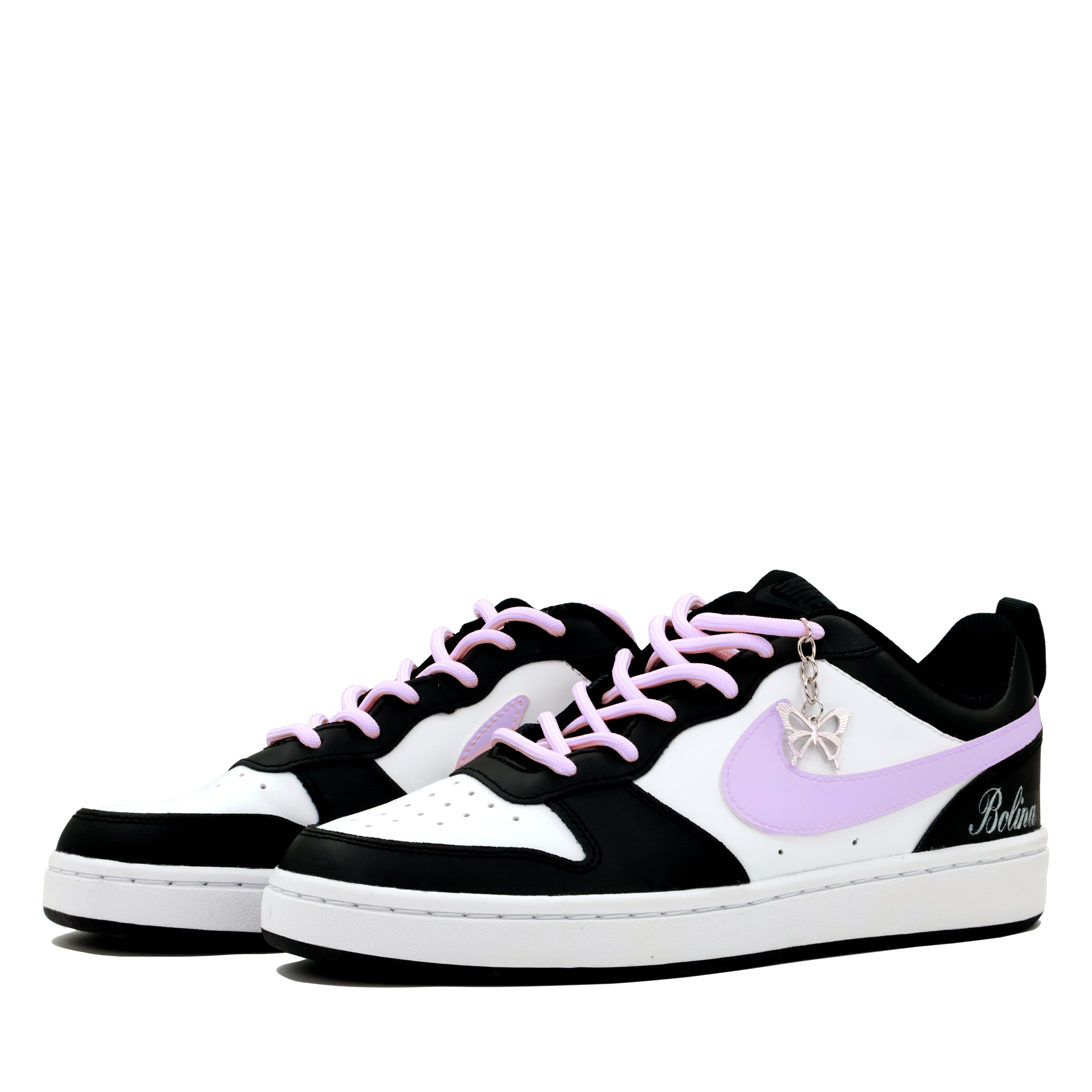 Purchase (W) [Zapatos Personalizados] Nike Court Borough 'Tinta Púrpura' bq5448-115（Team271-紫墨星颉520礼盒）