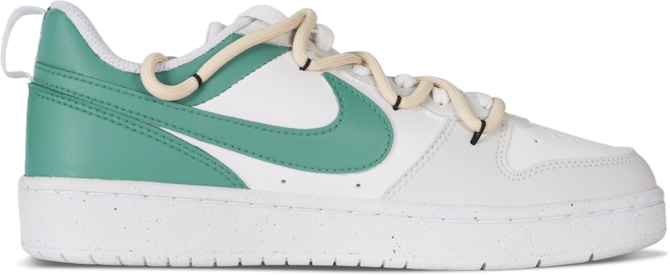 【客製化球鞋】Nike Court Borough 雙鉤 解構 高街 低筒 板鞋 女款 白綠 Lookbook 【客製化球鞋】Nike Court Borough 雙鉤 解構 高街 低筒 板鞋 女款 白綠